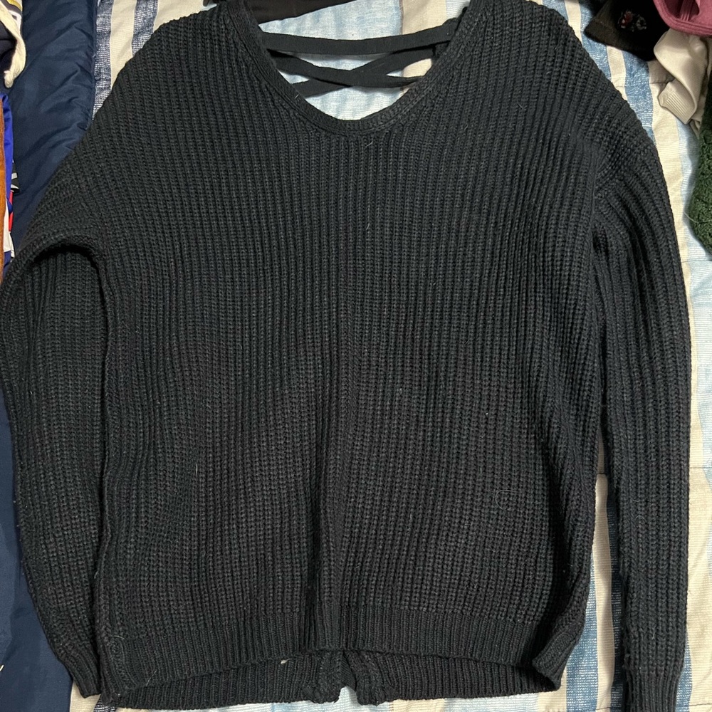 Dark navy blue sweater